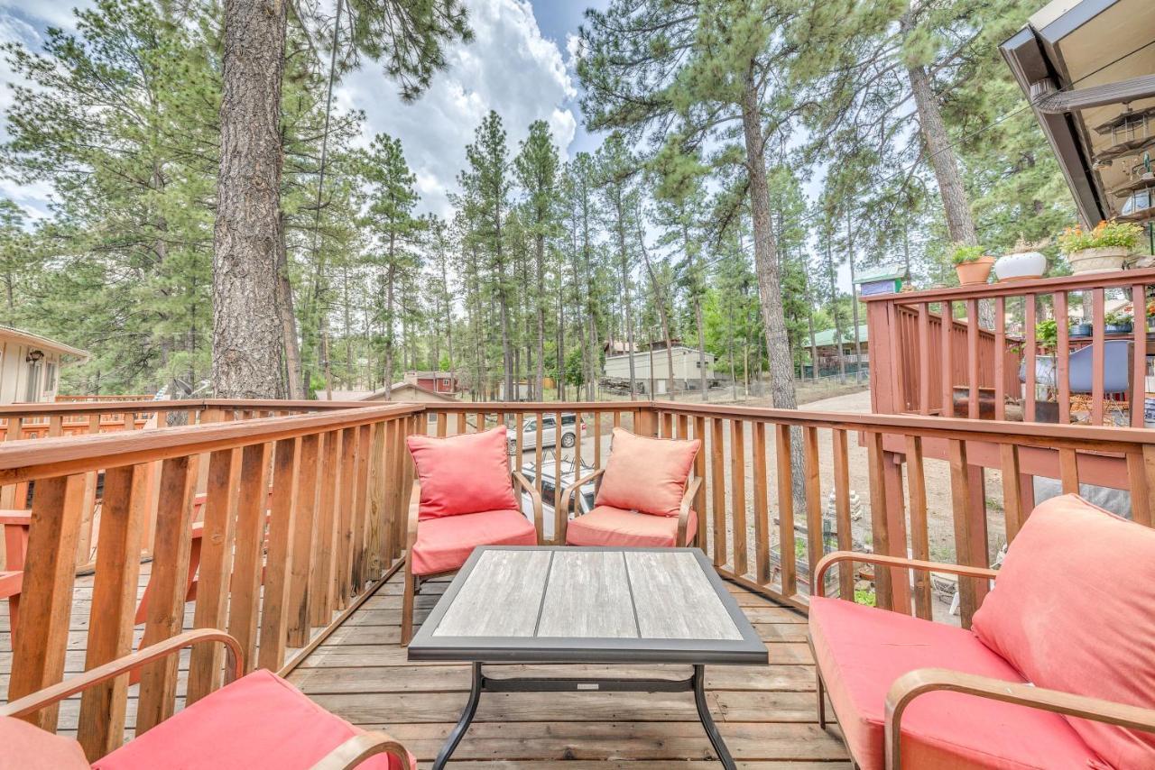 Ruidoso Home With Balcony About 16 Mi To Ski Apache! Buitenkant foto