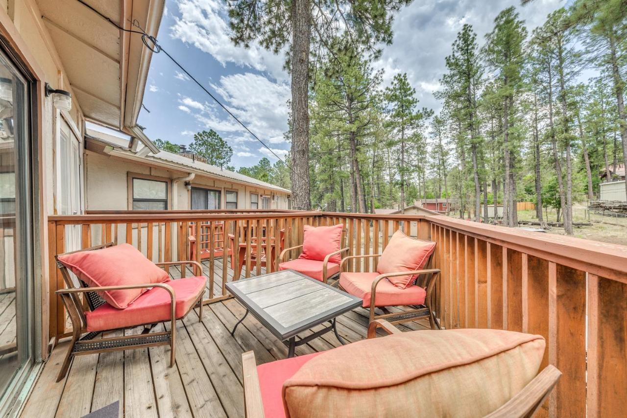 Ruidoso Home With Balcony About 16 Mi To Ski Apache! Buitenkant foto